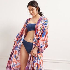 Anthropologie claire Colin botanical robe